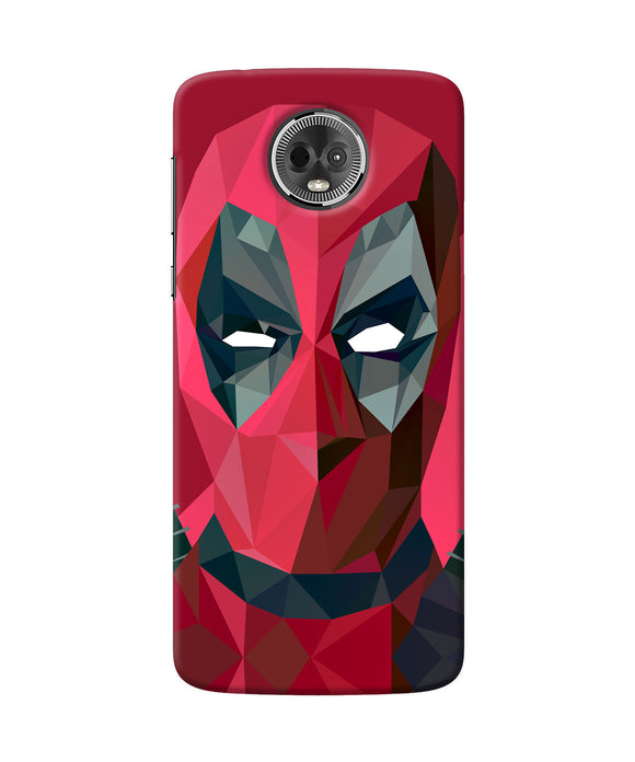 Abstract Deadpool Full Mask Moto E5 Plus Back Cover