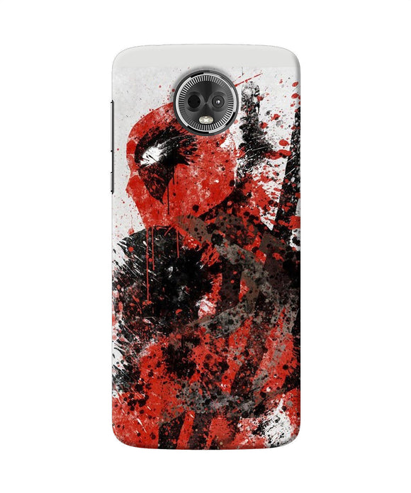 Deadpool Rugh Sketch Moto E5 Plus Back Cover