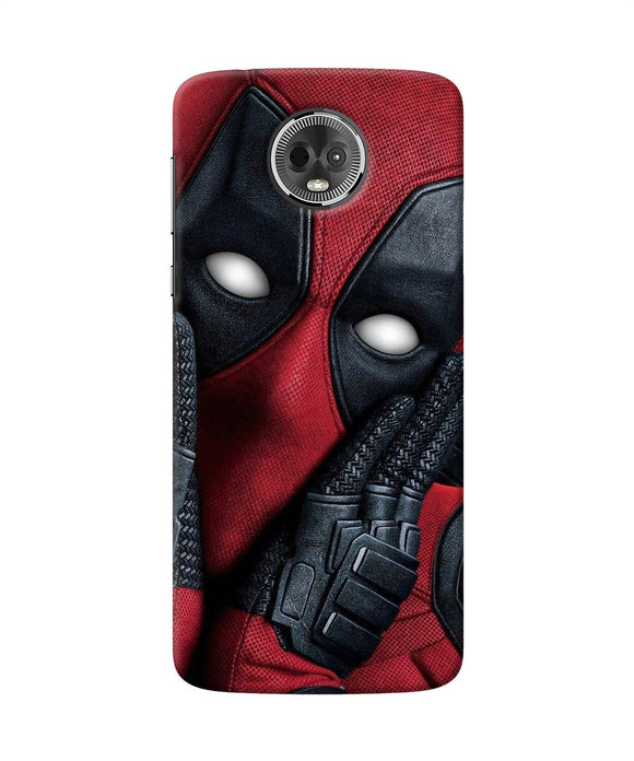 Thinking Deadpool Moto E5 Plus Back Cover