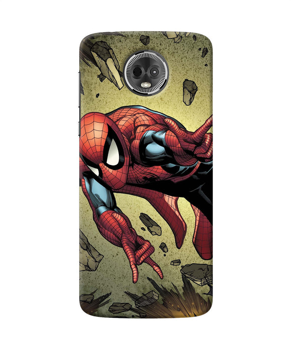Spiderman On Sky Moto E5 Plus Back Cover