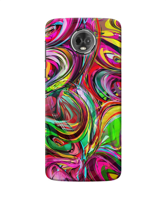 Abstract Colorful Ink Moto E5 Plus Back Cover