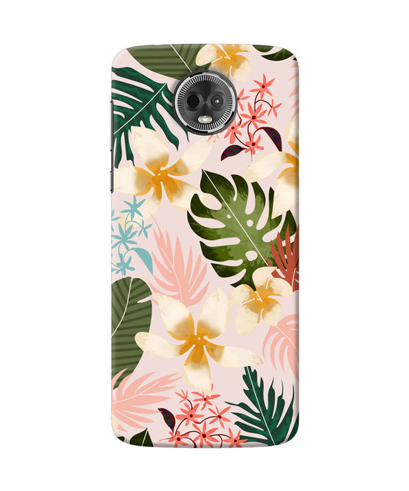 Leaf Print Moto E5 Plus Back Cover