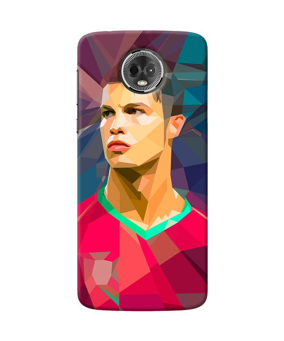 Abstract Ronaldo Moto E5 Plus Back Cover