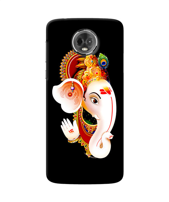 Lord Ganesh Face Moto E5 Plus Back Cover