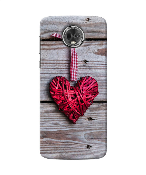 Lace Heart Moto E5 Plus Back Cover