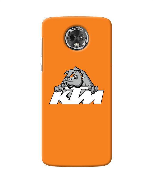 Ktm Dog Logo Moto E5 Plus Back Cover