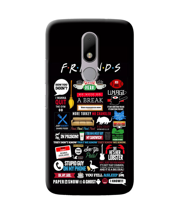 Friends Moto M Back Cover