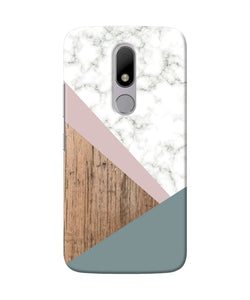 Marble Wood Abstract Moto M Back Cover