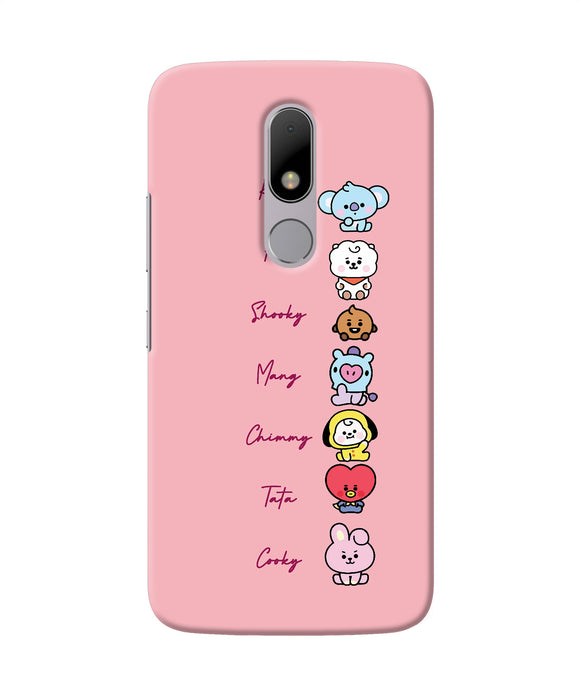 BTS names Moto M Back Cover