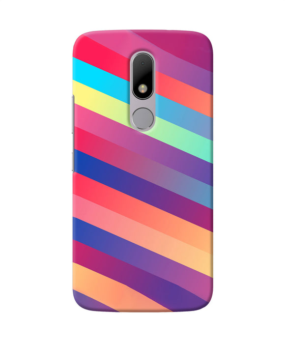 Stripes color Moto M Back Cover