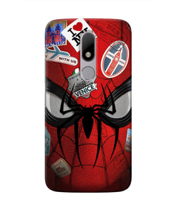 Spiderman Far from Home Moto M Real 4D Back Cover