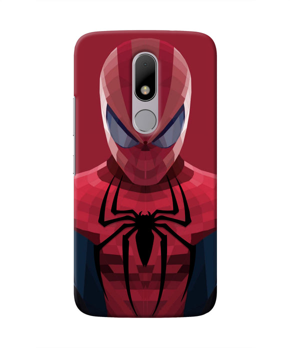 Spiderman Art Moto M Real 4D Back Cover