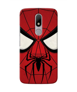 Spiderman Face Moto M Real 4D Back Cover