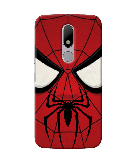 Spiderman Face Moto M Real 4D Back Cover