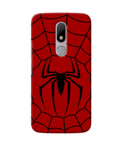 Spiderman Web Moto M Real 4D Back Cover