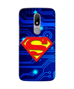 Superman Abstract Moto M Real 4D Back Cover