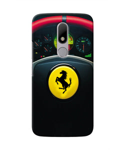 Ferrari Steeriing Wheel Moto M Real 4D Back Cover