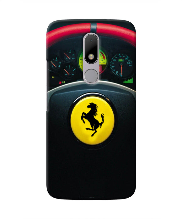 Ferrari Steeriing Wheel Moto M Real 4D Back Cover