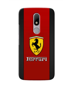 Ferrari Abstract Maroon Moto M Real 4D Back Cover