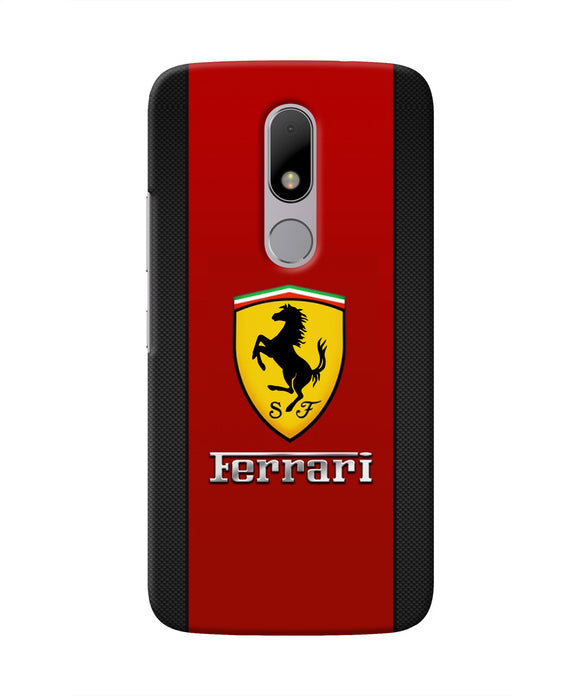 Ferrari Abstract Maroon Moto M Real 4D Back Cover