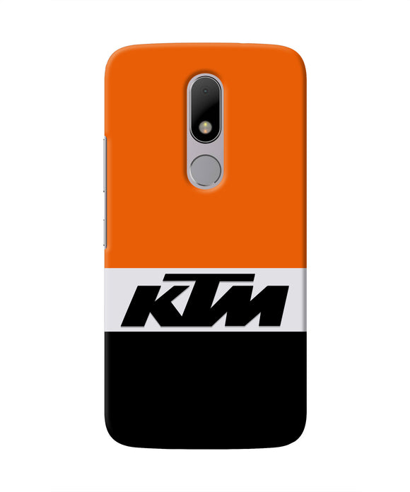 KTM Colorblock Moto M Real 4D Back Cover