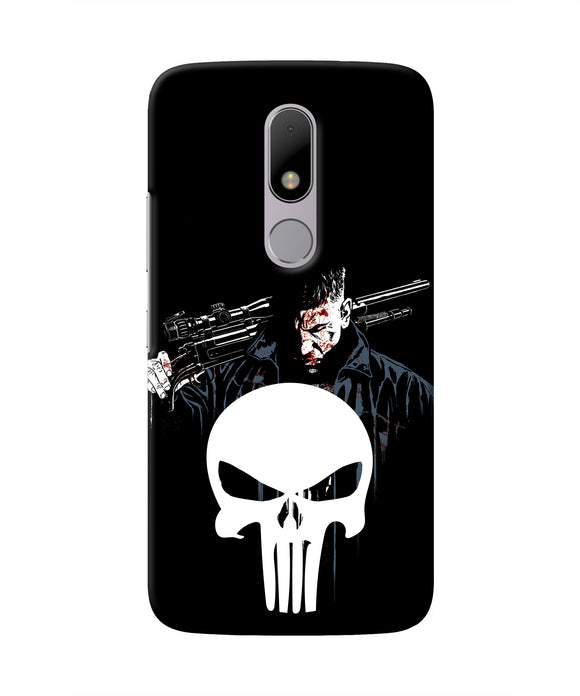 Punisher Character Moto M Real 4D Back Cover