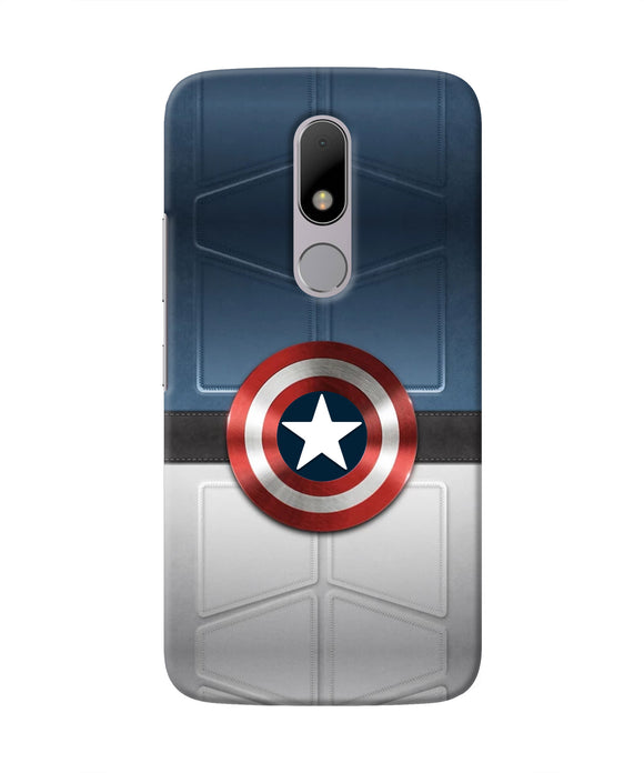 Captain America Suit Moto M Real 4D Back Cover