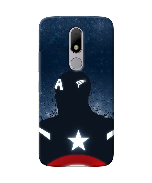 Captain america Shield Moto M Real 4D Back Cover