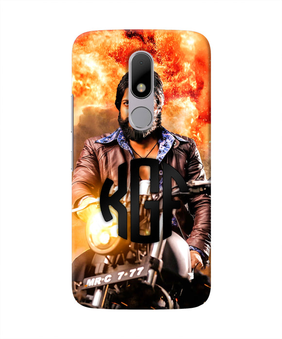 Rocky Bhai on Bike Moto M Real 4D Back Cover