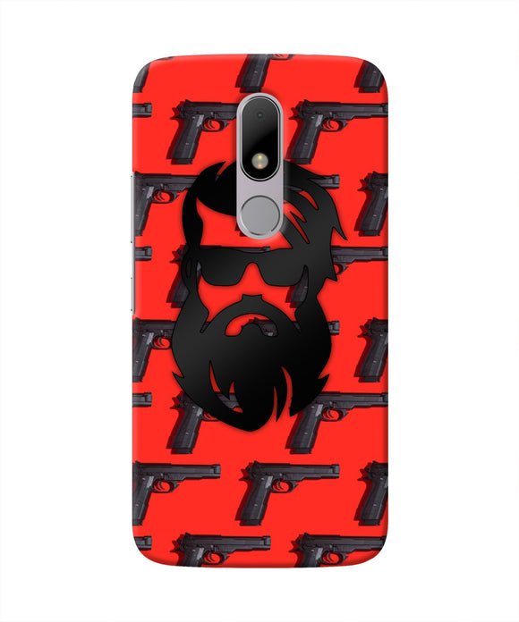 Rocky Bhai Beard Look Moto M Real 4D Back Cover