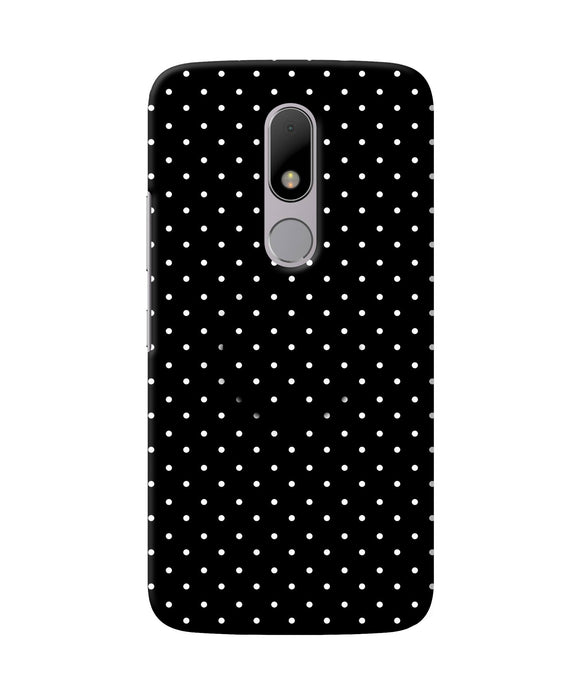 White Dots Moto M Pop Case