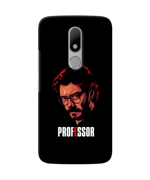 Money Heist Professor Sketch Moto M Back Cover