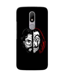 Money Heist Professor Mask Sketch Moto M Back Cover