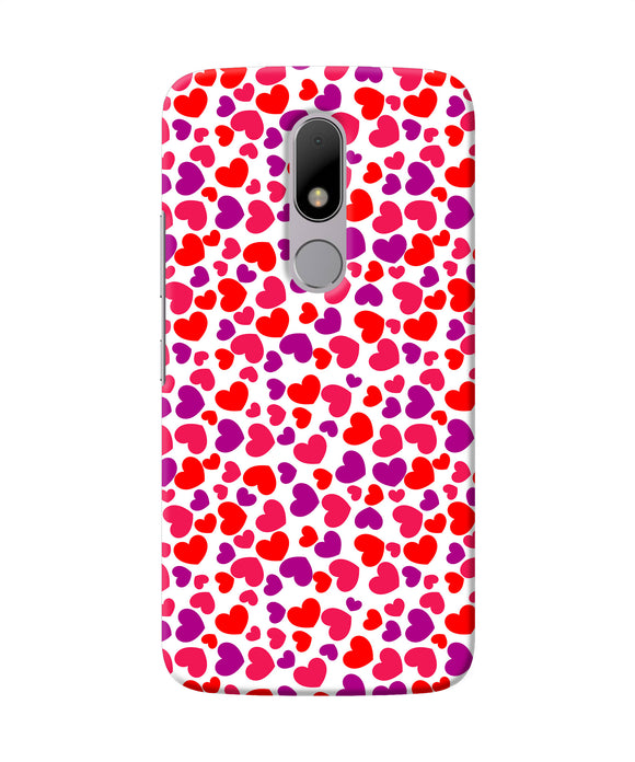 Heart Print Moto M Back Cover