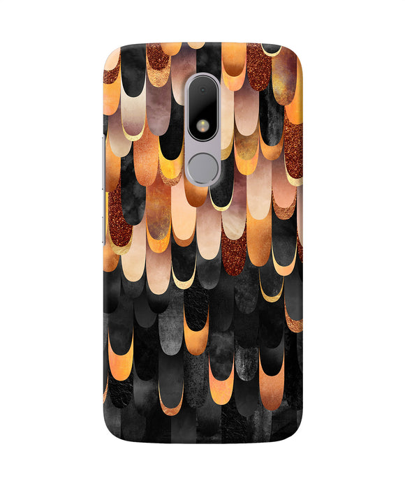Abstract Wooden Rug Moto M Back Cover