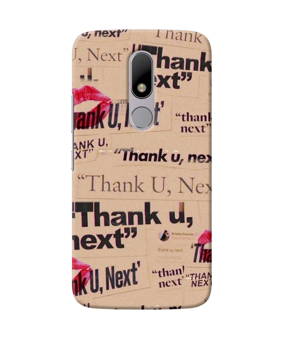Thank You Next Moto M Back Cover