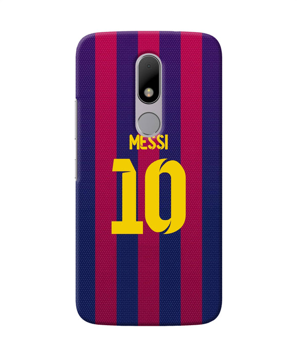 Messi 10 Tshirt Moto M Back Cover