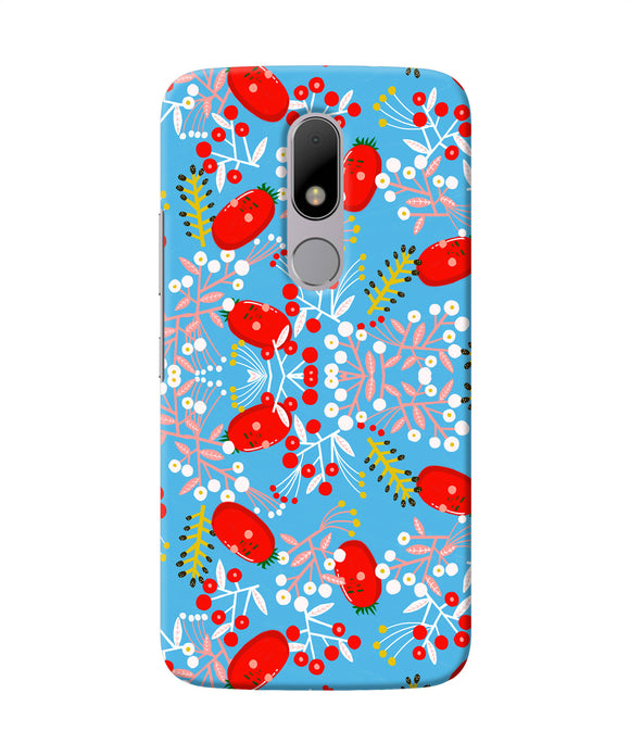Small Red Animation Pattern Moto M Back Cover