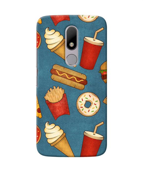 Abstract Food Print Moto M Back Cover