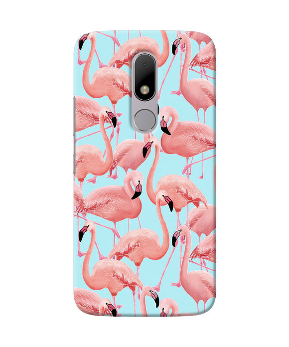 Abstract Sheer Bird Print Moto M Back Cover