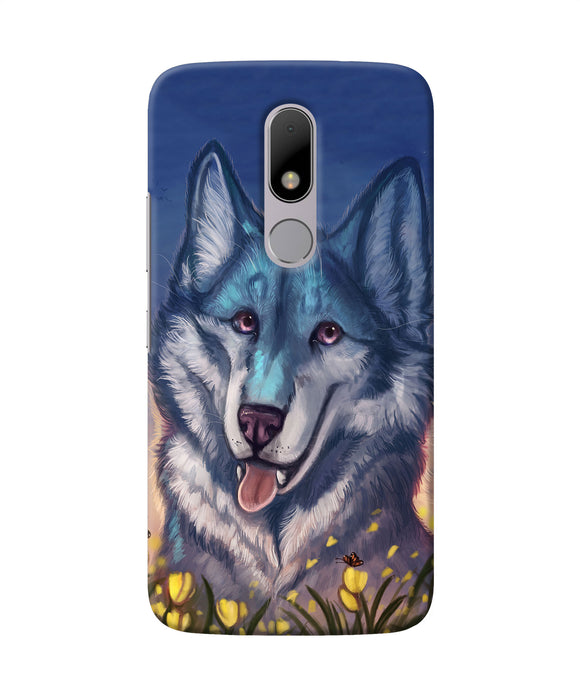 Cute Wolf Moto M Back Cover