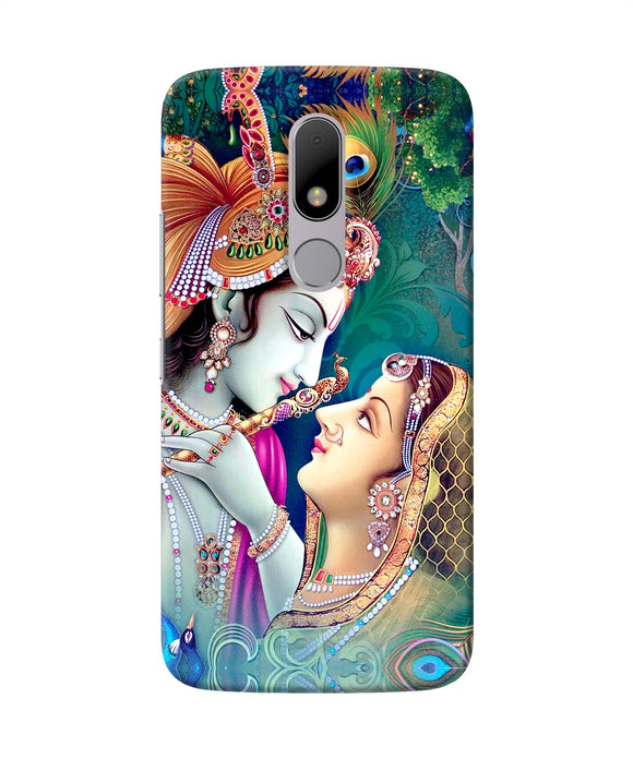 Lord Radha Krishna Paint Moto M Back Cover