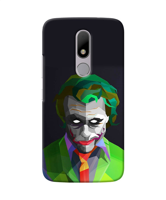 Abstract Dark Knight Joker Moto M Back Cover
