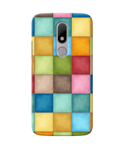 Abstract Colorful Squares Moto M Back Cover