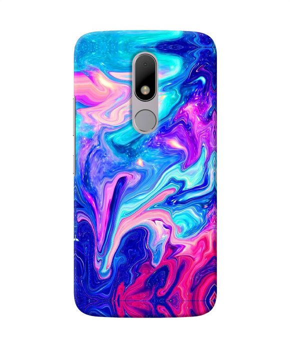 Abstract Colorful Water Moto M Back Cover