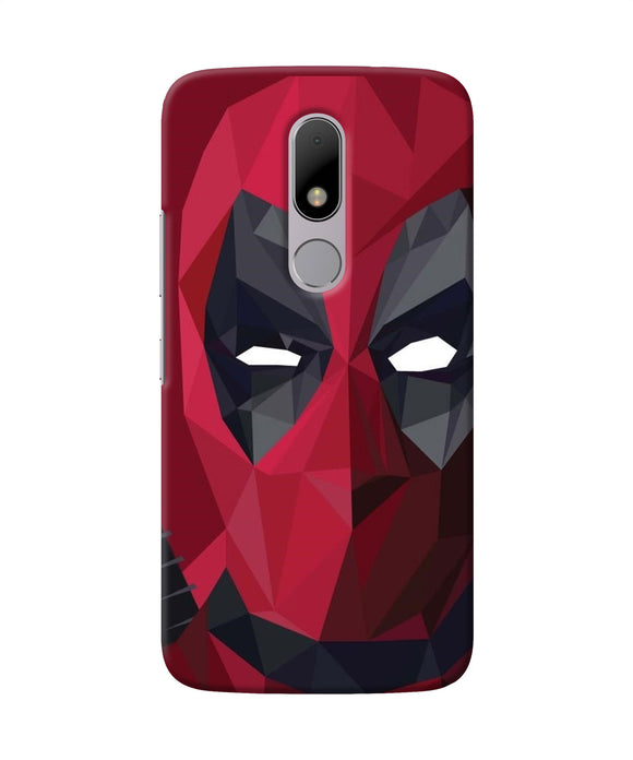 Abstract Deadpool Mask Moto M Back Cover
