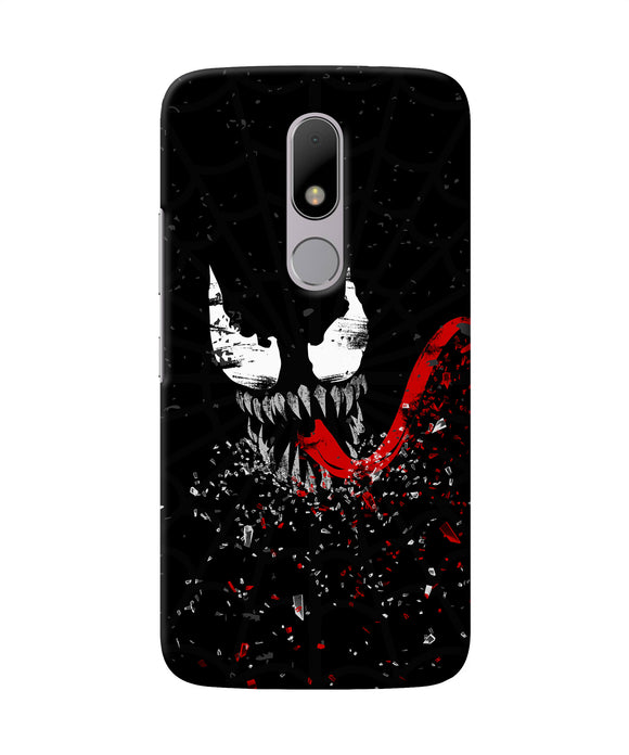 Venom Black Poster Moto M Back Cover