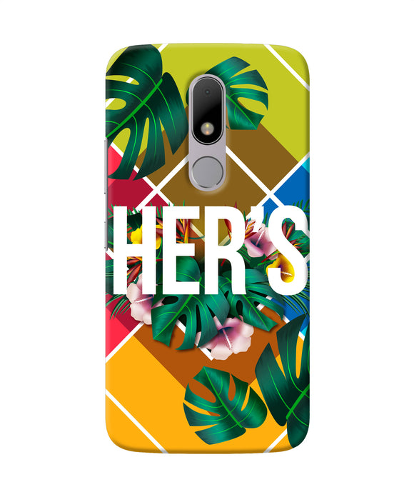 His Her Two Moto M Back Cover