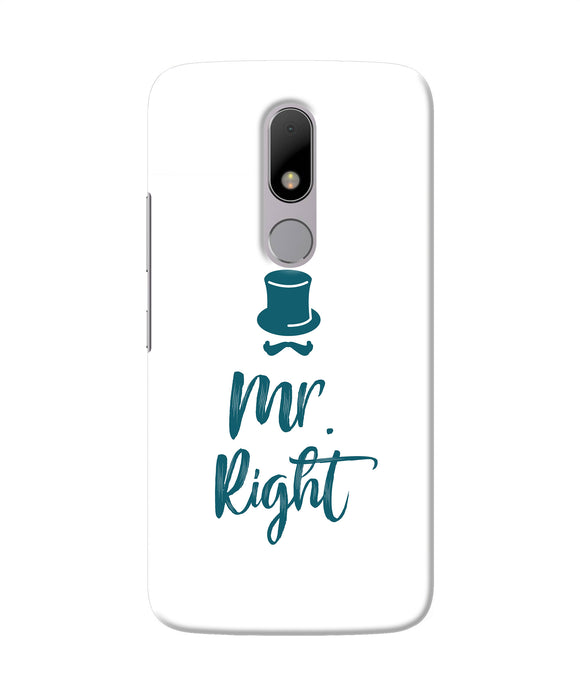 My Right Moto M Back Cover