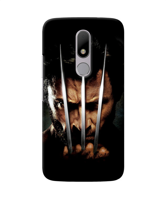Wolverine Poster Moto M Back Cover